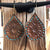 Hand Tooled Floral Leather Earrings - Artisan Find Backyard Silversmiths