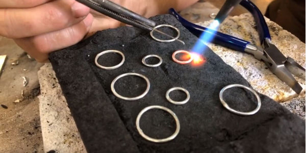 #StayatHome Virtual Silversmithing! Small Double Hoop Earrings