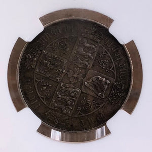 1881 Great Britain Florin 2S - XF 45 Backyard Silversmiths