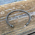 Electric Guitar String Cuff Bracelet - Artisan Find Backyard Silversmiths