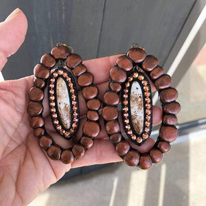 Glam Western Style Earrings - Artisan Find Backyard Silversmiths