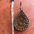 Hand Tooled Floral Leather Earrings - Artisan Find Backyard Silversmiths