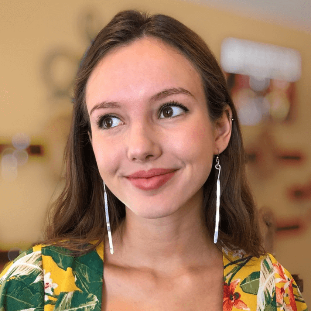 Long Silver Wispy Dangle Earrings Backyard Silversmiths