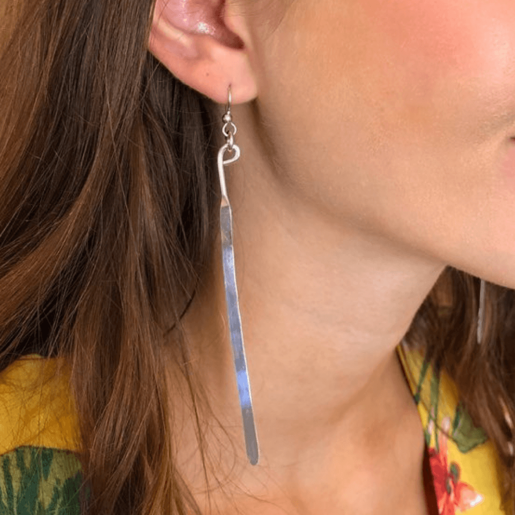 Buy Filigree Copper Leaf Earrings Fashion Style Leaf Shape Dangle Earring  Long Teardrop Dangle Drop Earrings For Women Girls (silver) Online at  Lowest Price Ever in India | Check Reviews & Ratings -